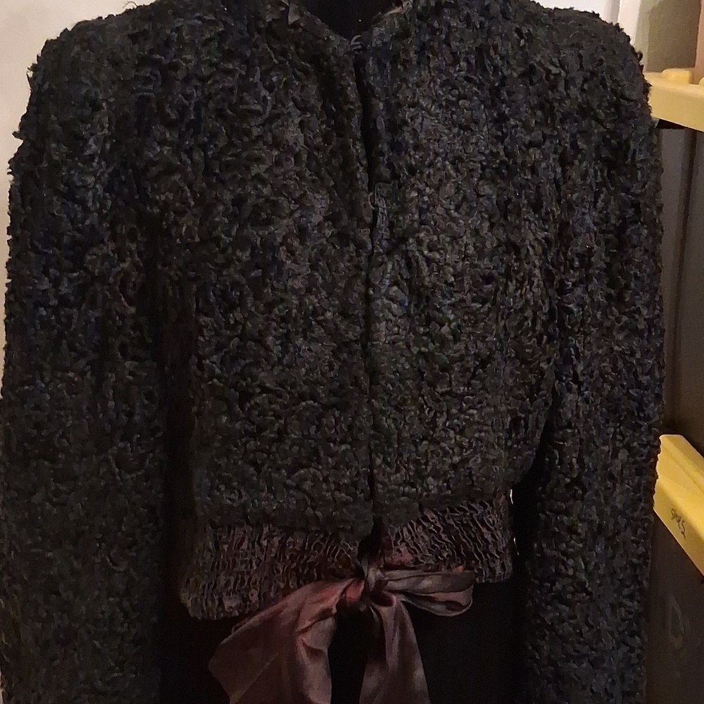 Vintage Black Women's Jacket Size Small - Picture 3 of 12